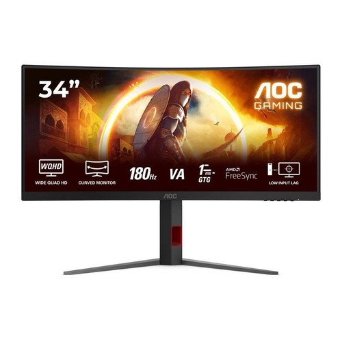 Ecran gamer incurvé aoc - pc,