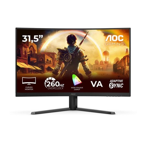 Ecran incurvé gamer aoc - pc,
