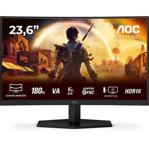 Ecran gamer incurvé - gamer,