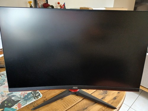 écran gaming aoc noir et - Écran,