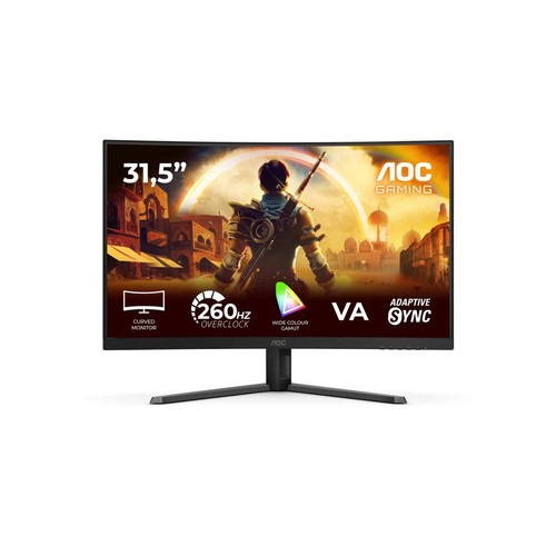 Ecran incurvé gamer aoc - -,